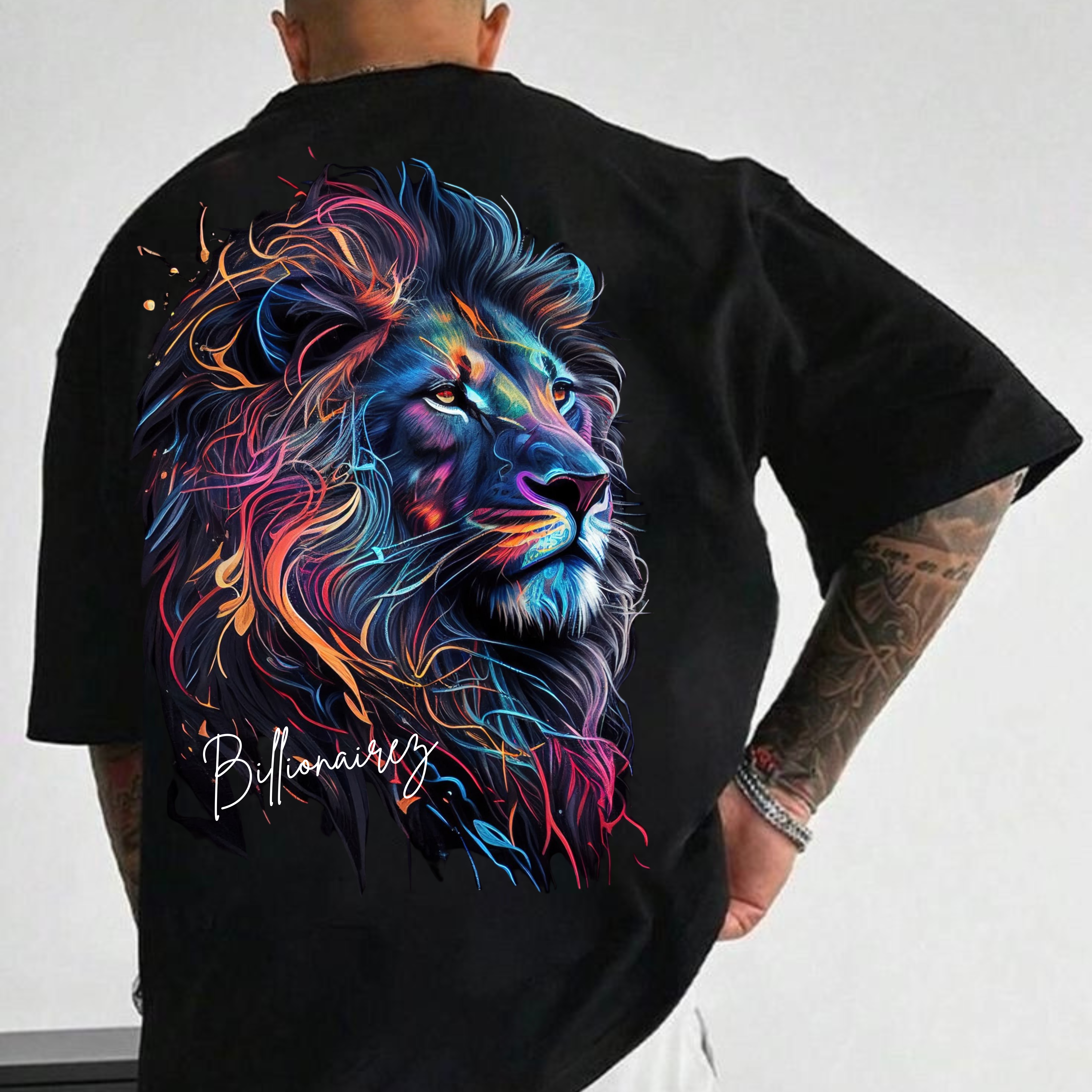 Billionairez King’s Roar Oversized Tee