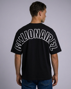 Noir Form Oversized Tee Back Emblem