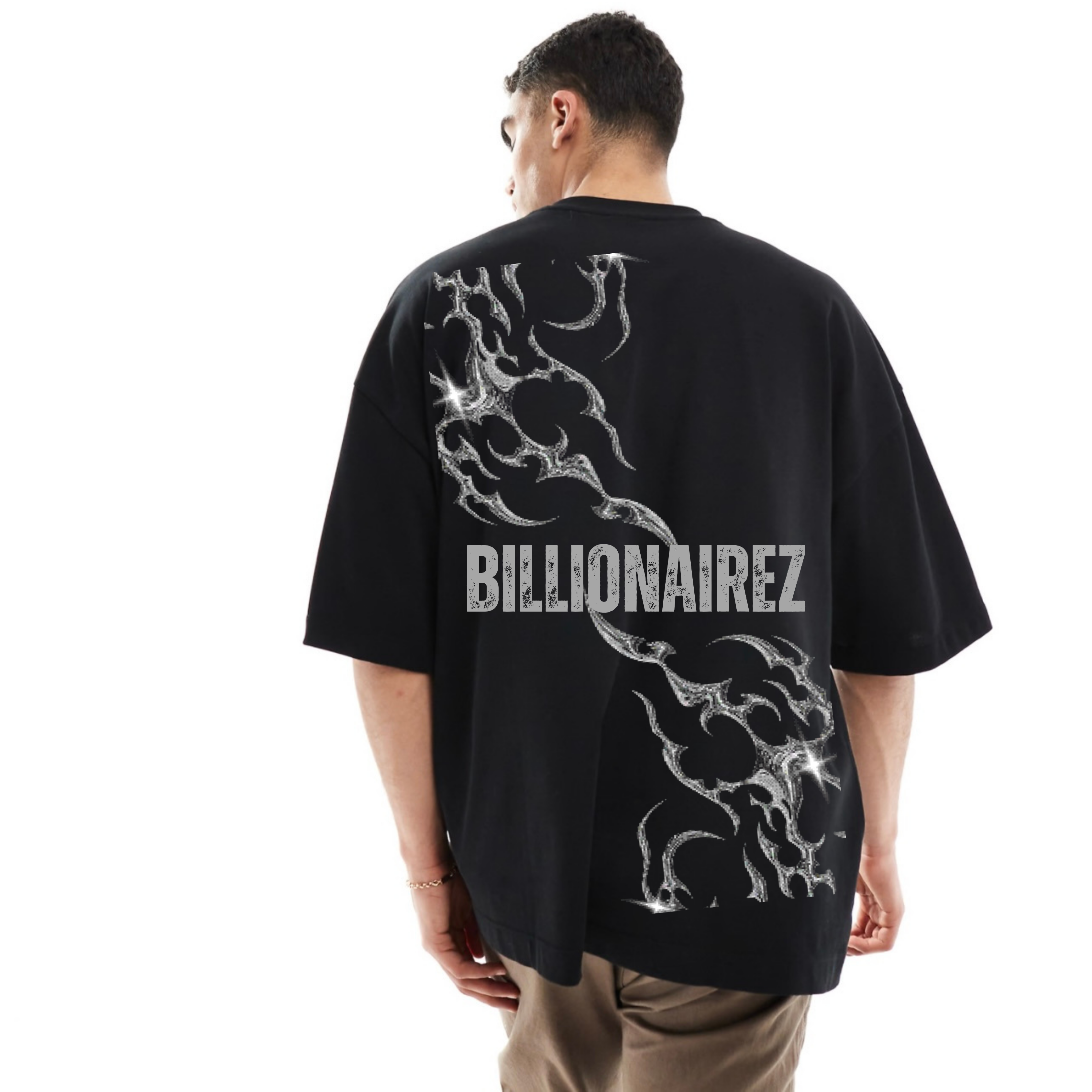 BillionaireZ “Inferno Rise” Oversized T-Shirt