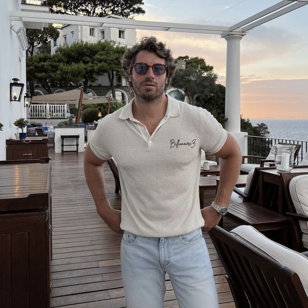 BillionaireZ Heritage Polo- Off White