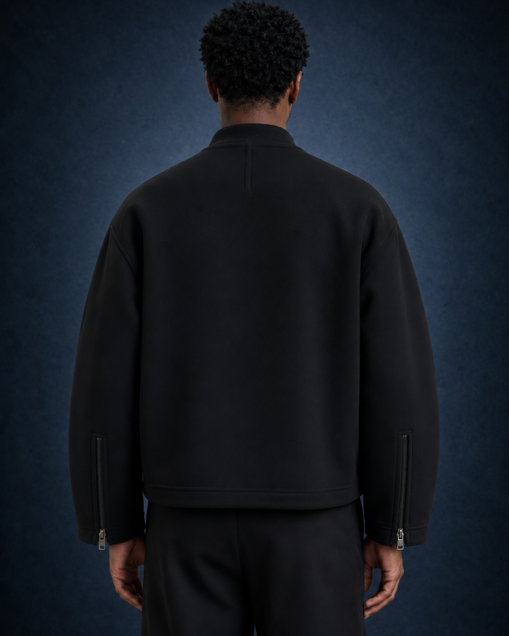 BillionaireZ Noir Authority Zip Jacket