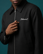 BillionaireZ Noir Authority Zip Jacket