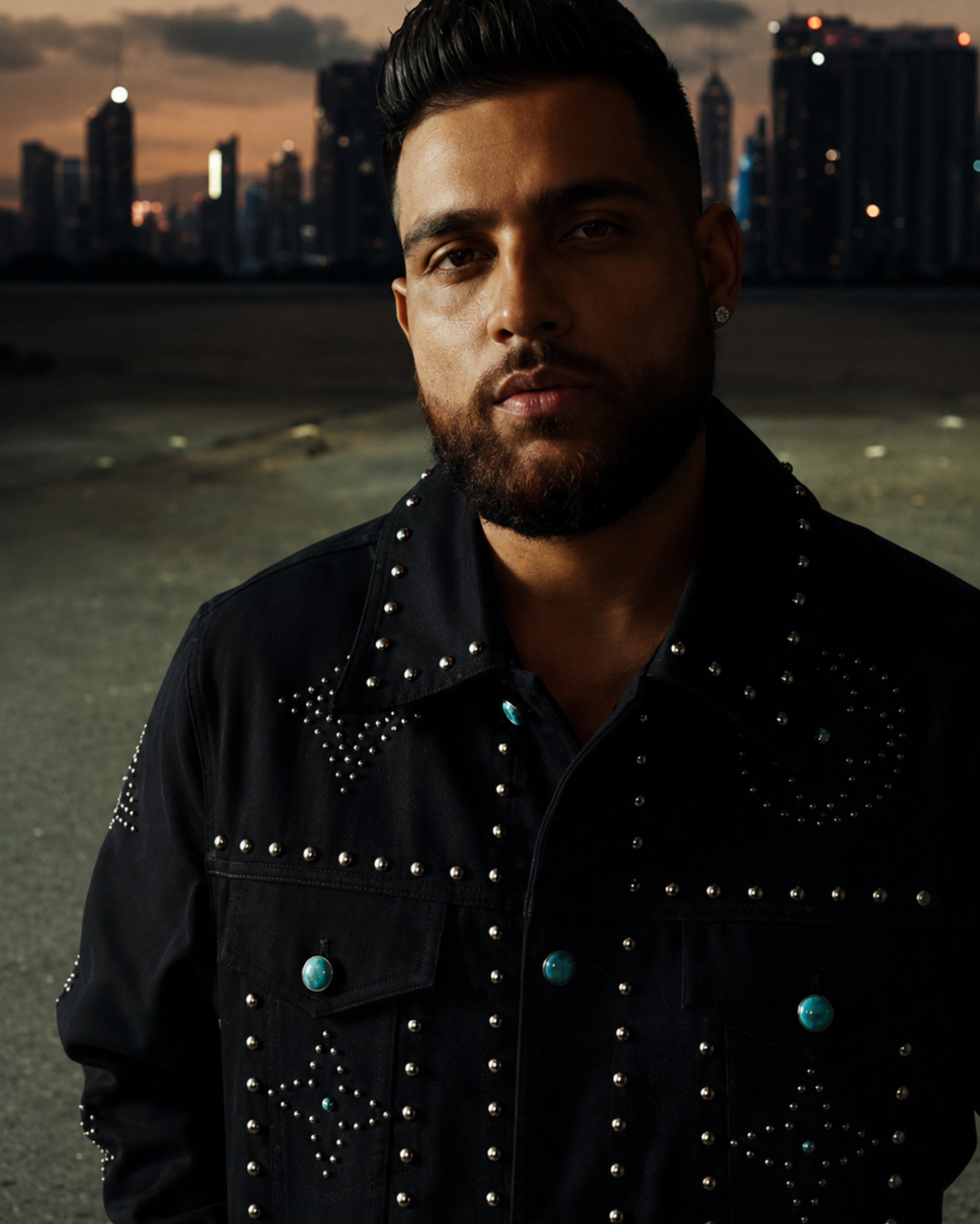 BillionaireZ Authority Studded Jacket