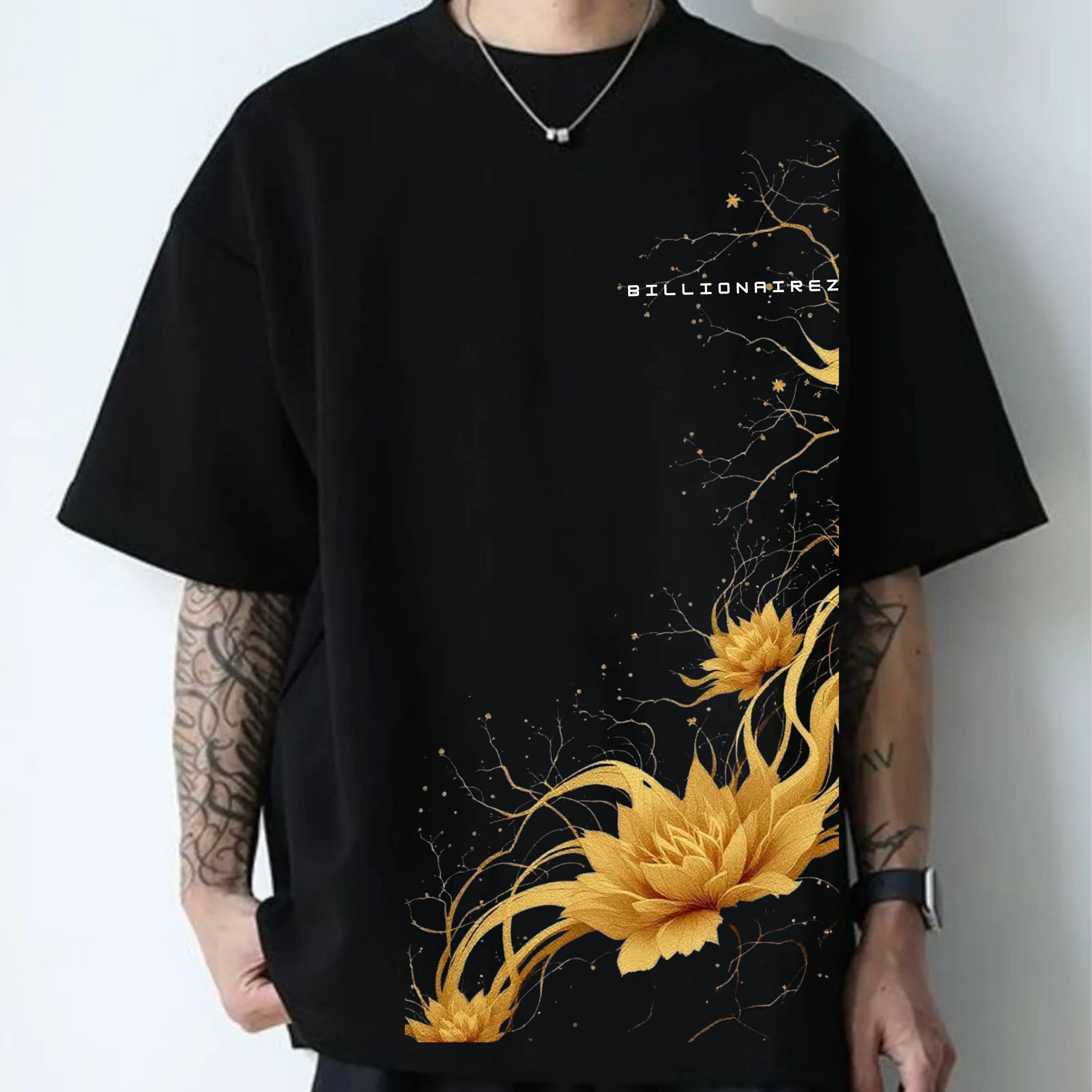 Golden Lotus Tee