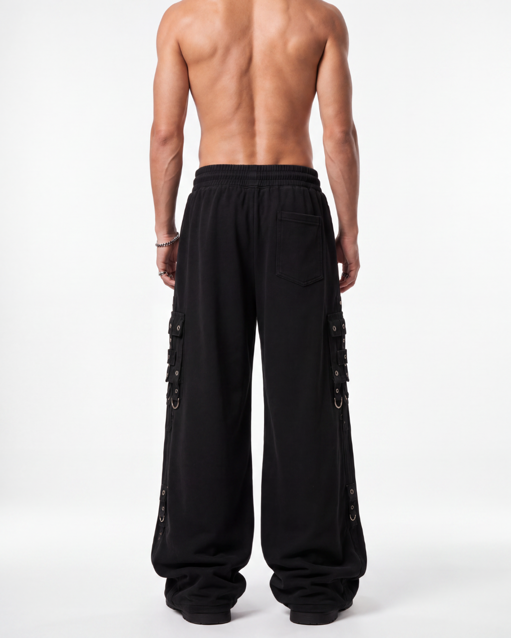 Obsidian Harness Wide-Leg Joggers