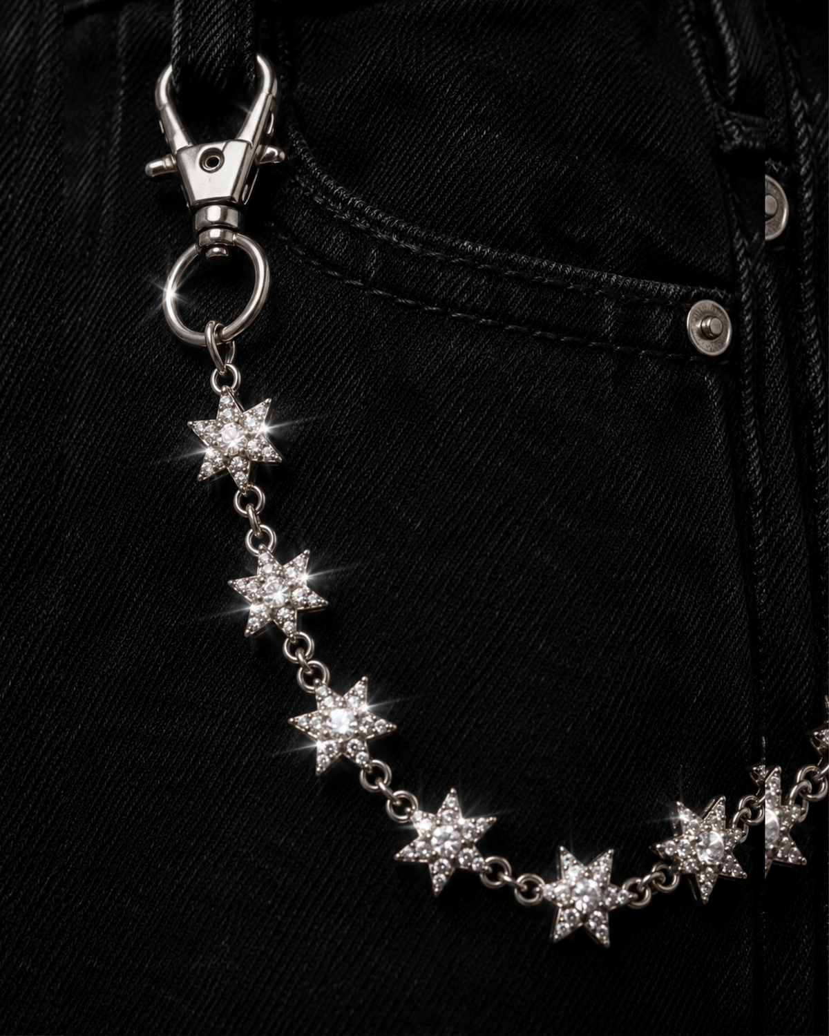 VVS Celestial Star 925 Jean Chain