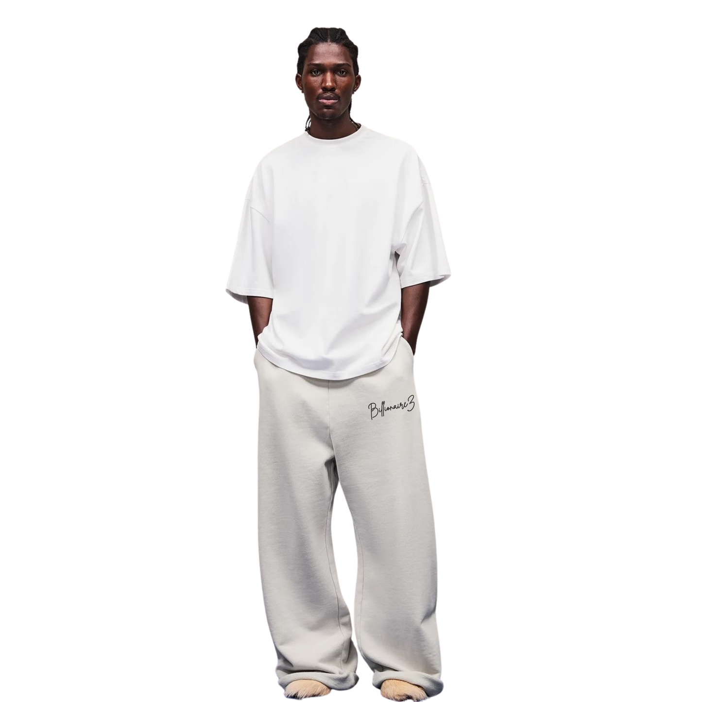 Vanilla Drift” Wide-Leg Joggers – BillionaireZ Signature Drop