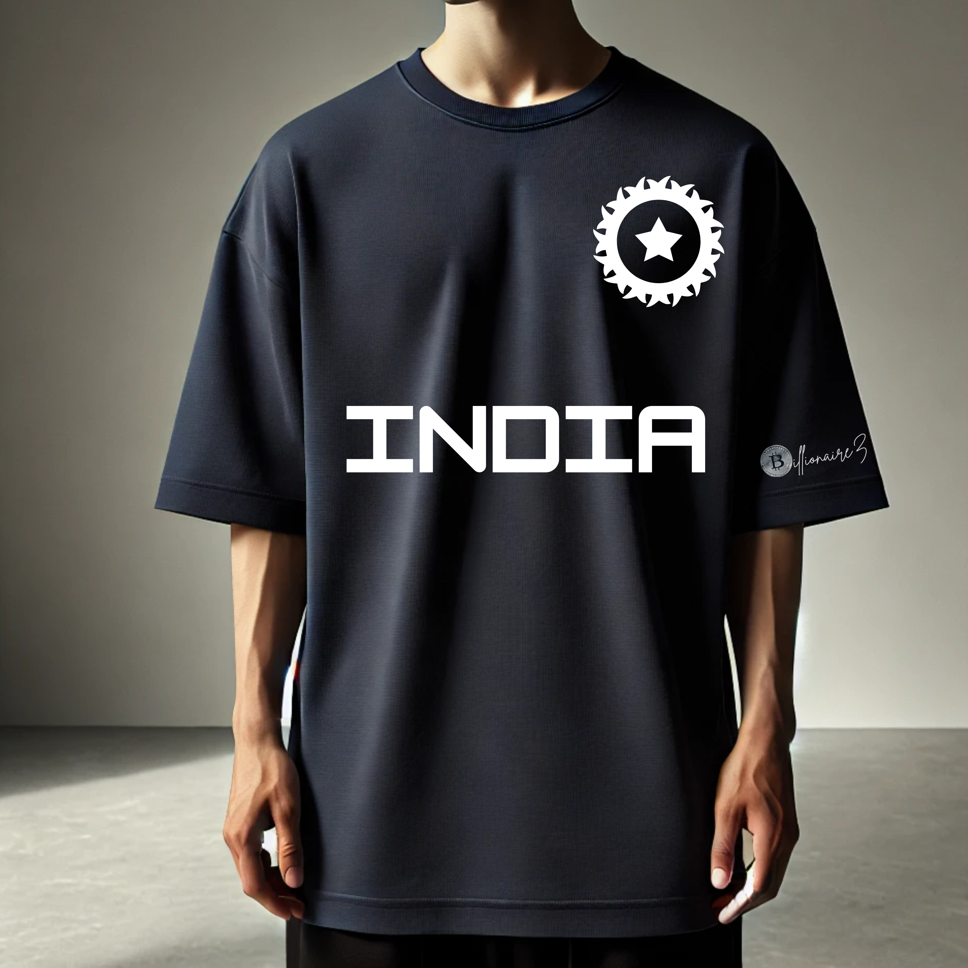 BillionaireZ Team India Oversized T-shirt – VK 18 Edition