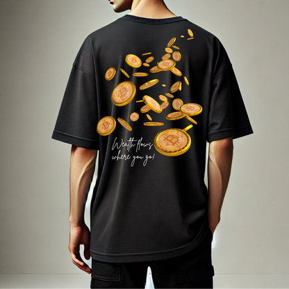 BillionaireZ Wealth Flow Oversized T-shirt