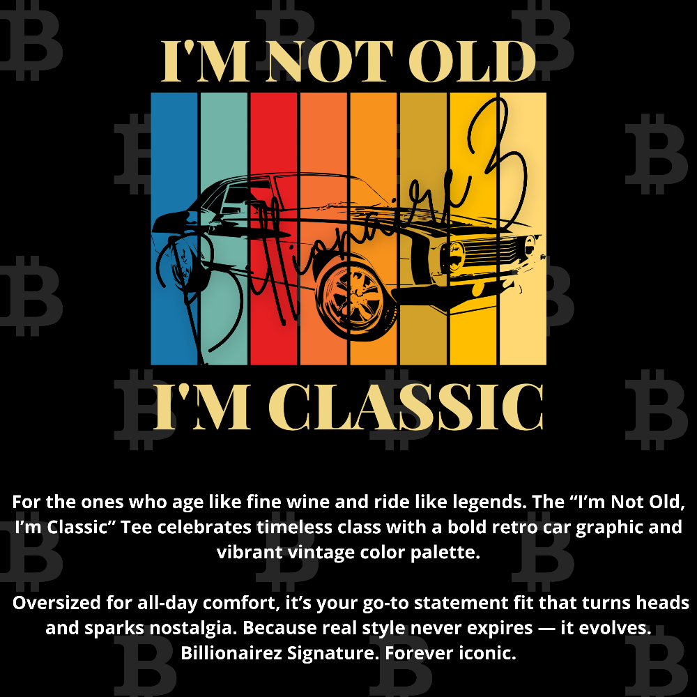 Billionairez Classic Drive Oversized Tee