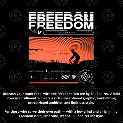 BillionaireZ “Freedom Flex” Oversized Tshirt