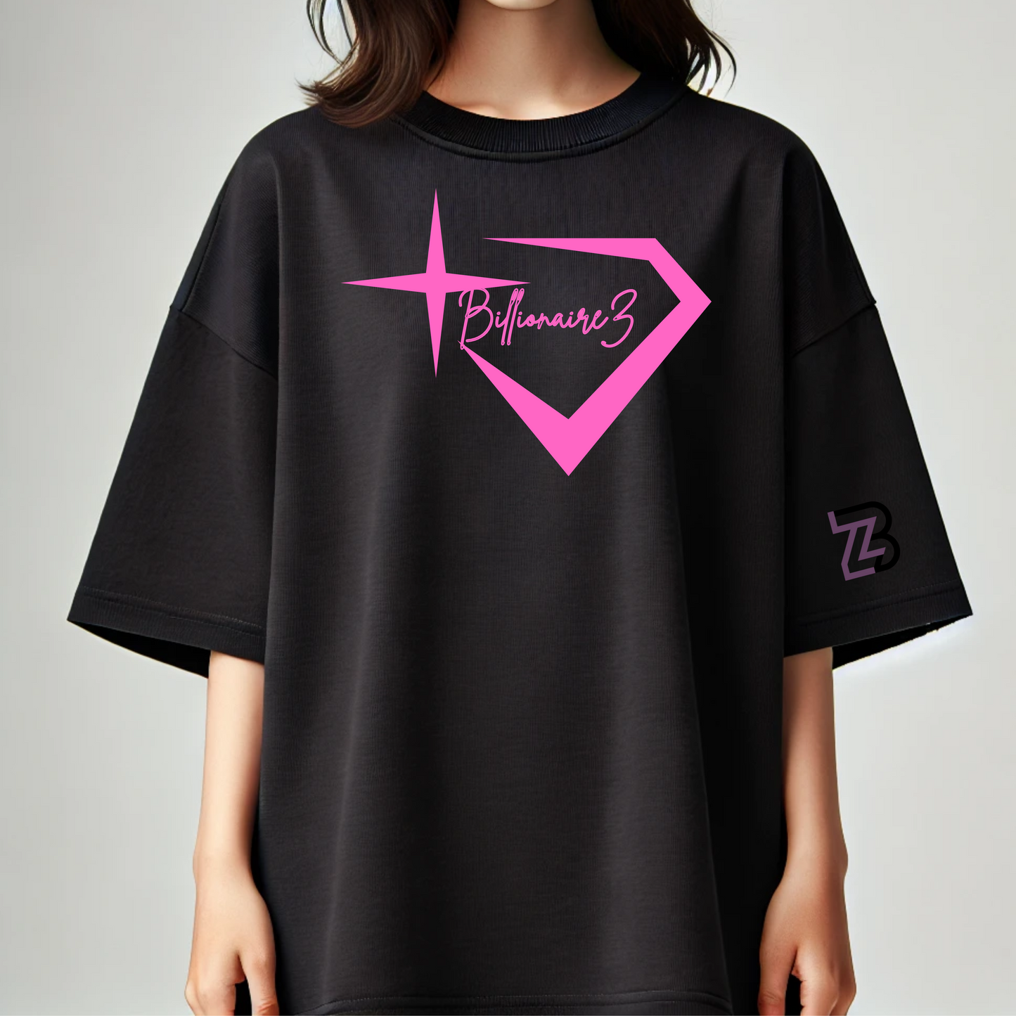 BillionaireZ “Cuddle, Cash, Confidence” Oversized Tee