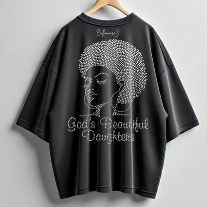 BillionaireZ “Divine Sparkle” Oversized T-Shirt