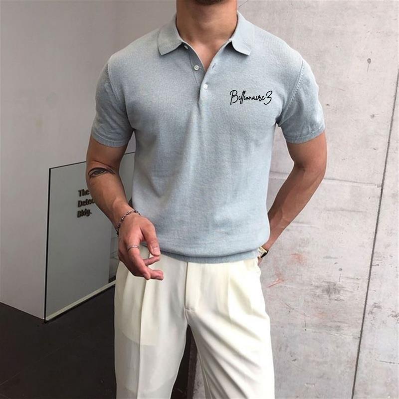 BillionaireZ Mist Blue Polo