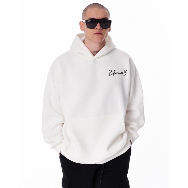 BillionaireZ Eagle Hunt Hoodie – White Edition