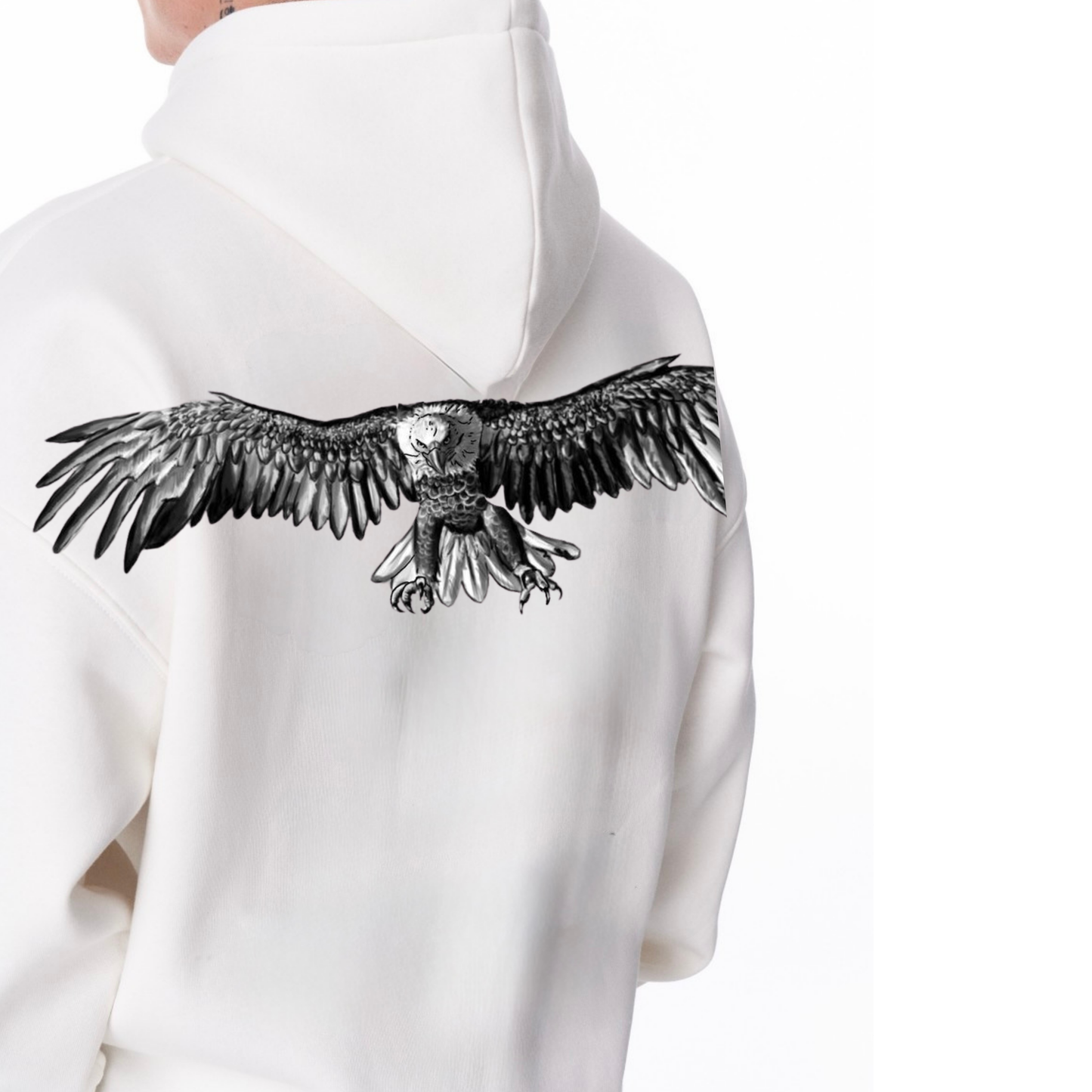 BillionaireZ Eagle Hunt Hoodie – White Edition