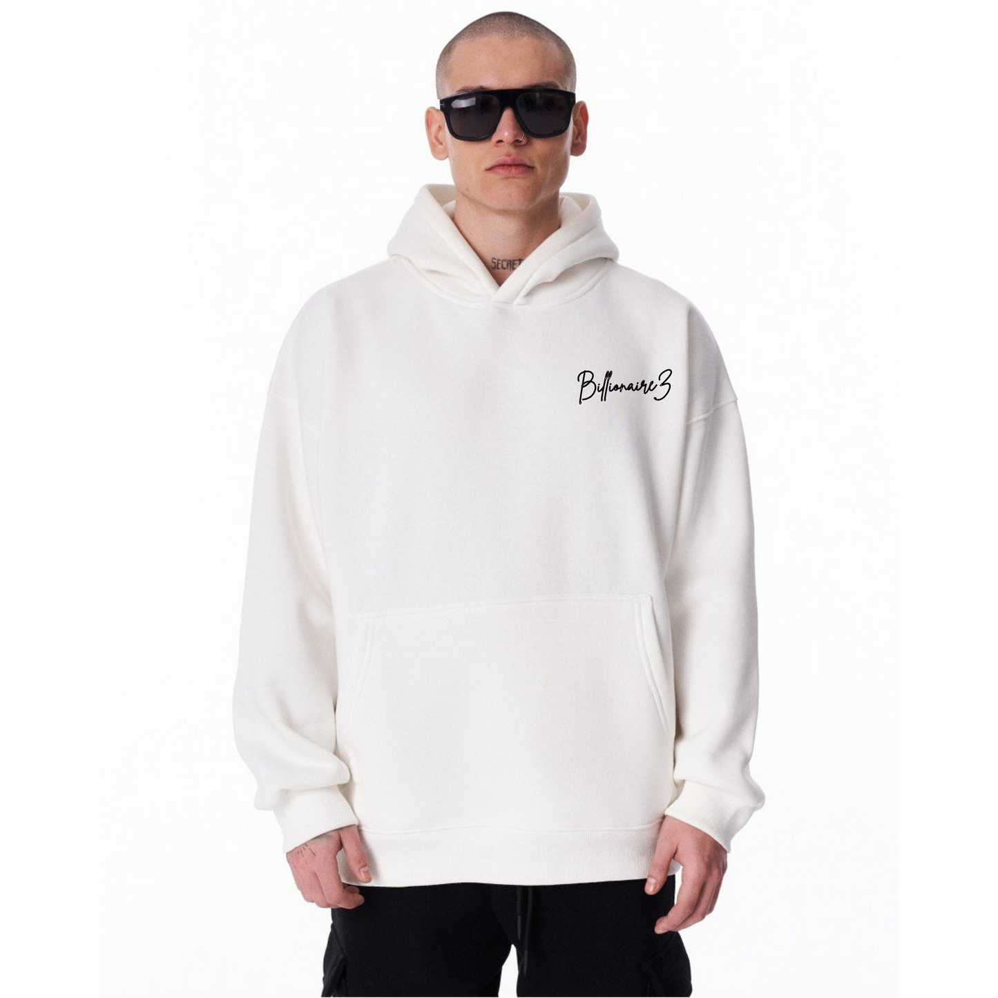BillionaireZ Eagle Hunt Hoodie – White Edition