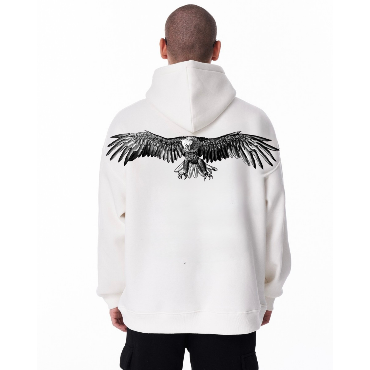 BillionaireZ Eagle Hunt Hoodie – White Edition