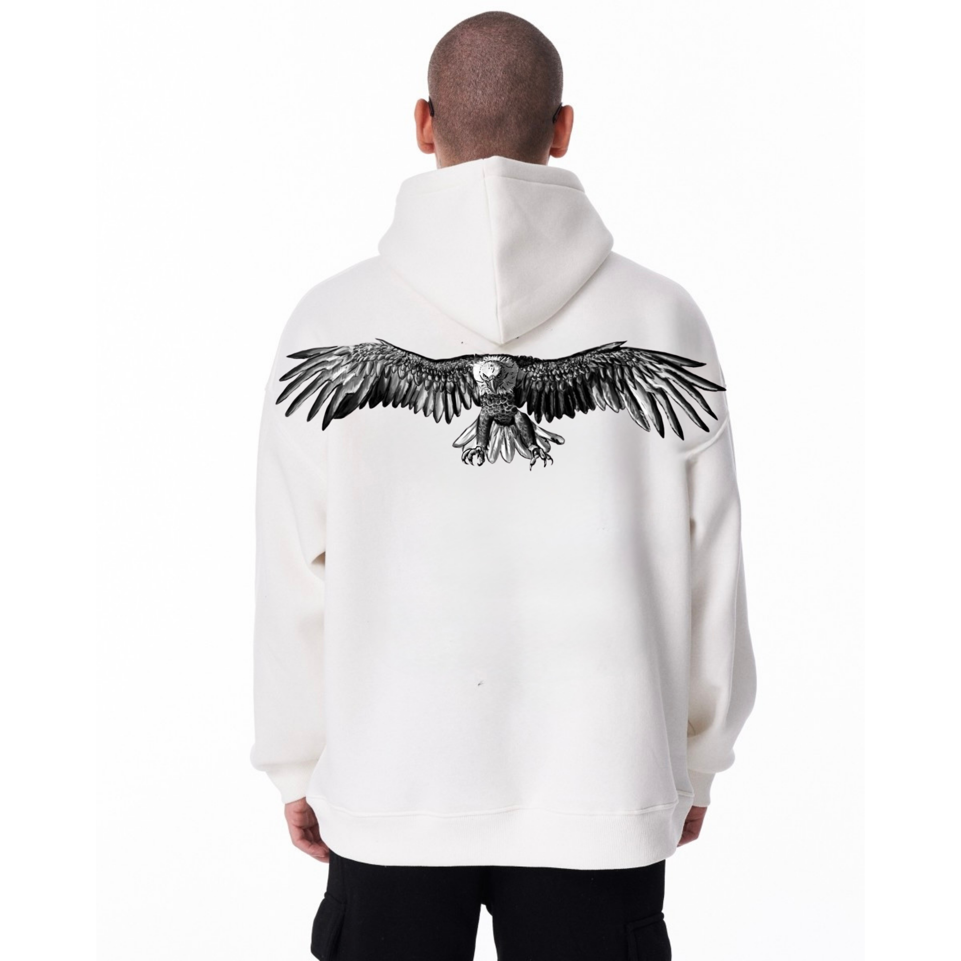 BillionaireZ Eagle Hunt Hoodie – White Edition