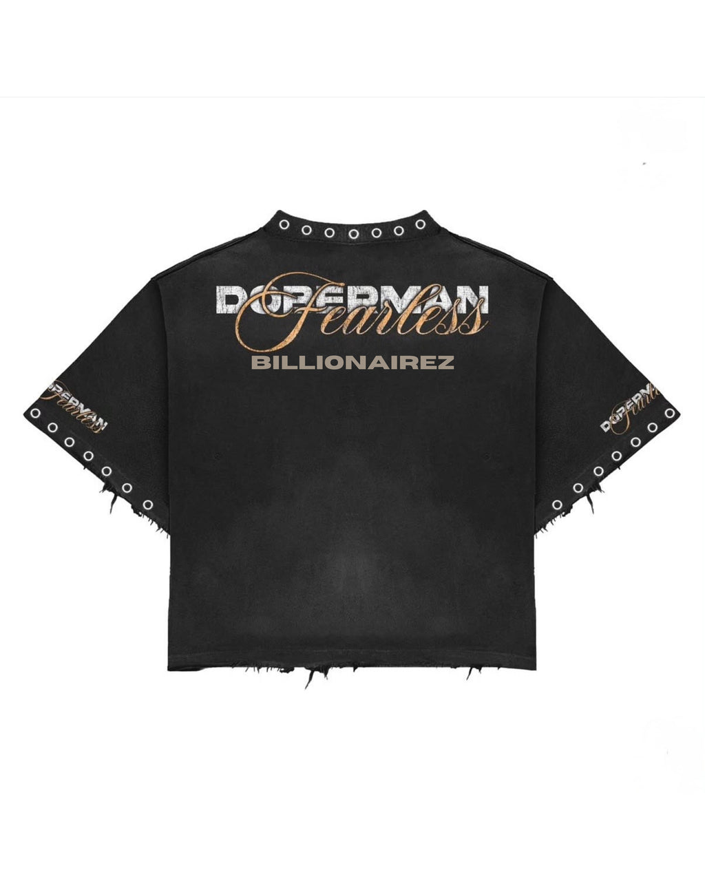 BillionaireZ Fearless Doberman Studded Tee