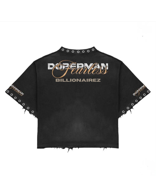 BillionaireZ Fearless Doberman Studded Tee