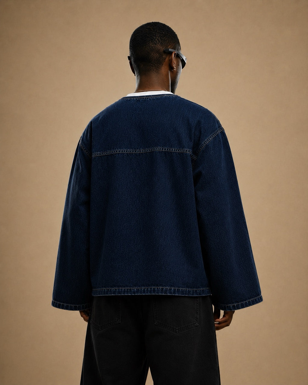 BillionaireZ Denim Flared Signature Tee