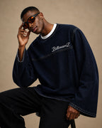 BillionaireZ Denim Flared Signature Tee
