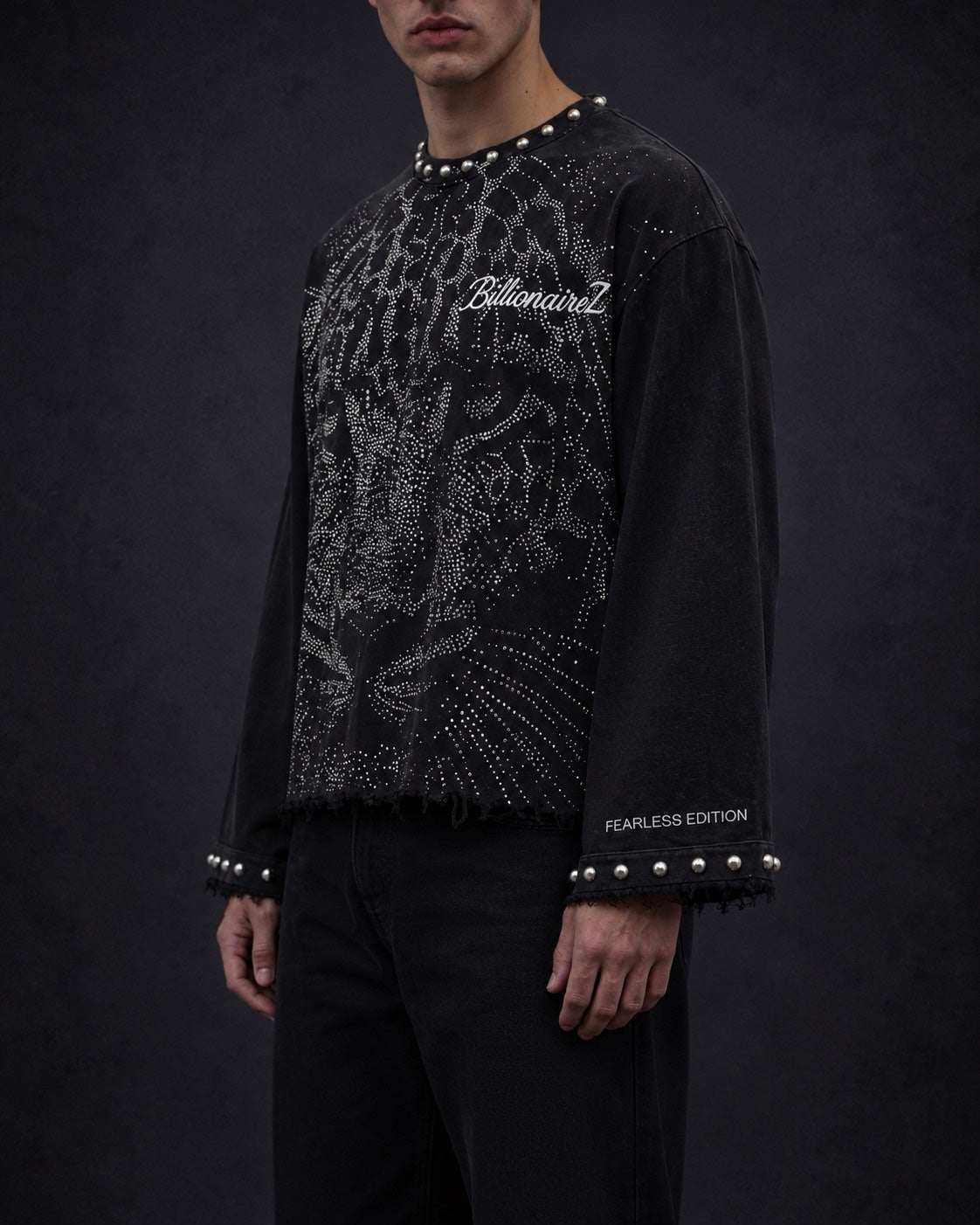 Shadow Stare Studded Flared Tee