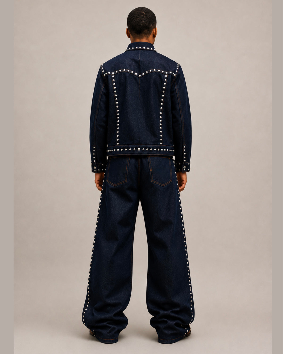 BillionaireZ Rivet Royale Denim Co-ord Set