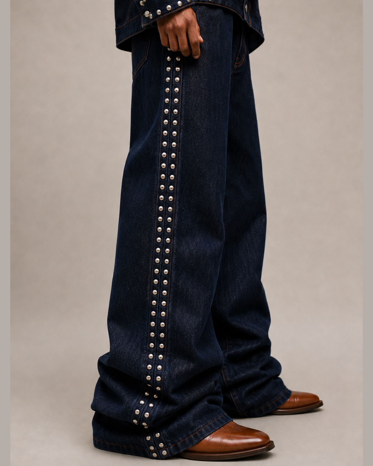 BillionaireZ Rivet Royale Denim Co-ord Set