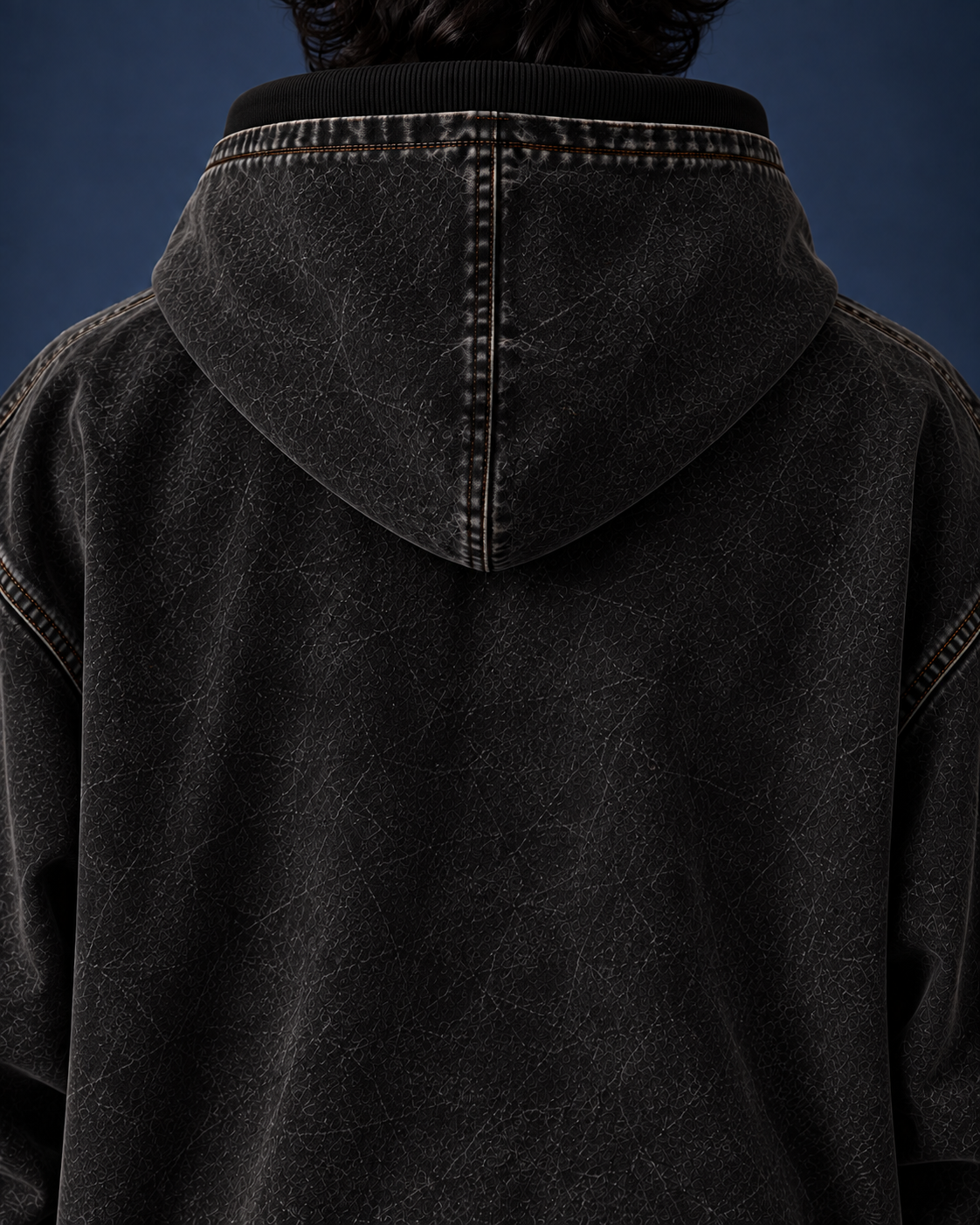BillionaireZ Shadowfade Denim Hoodie
