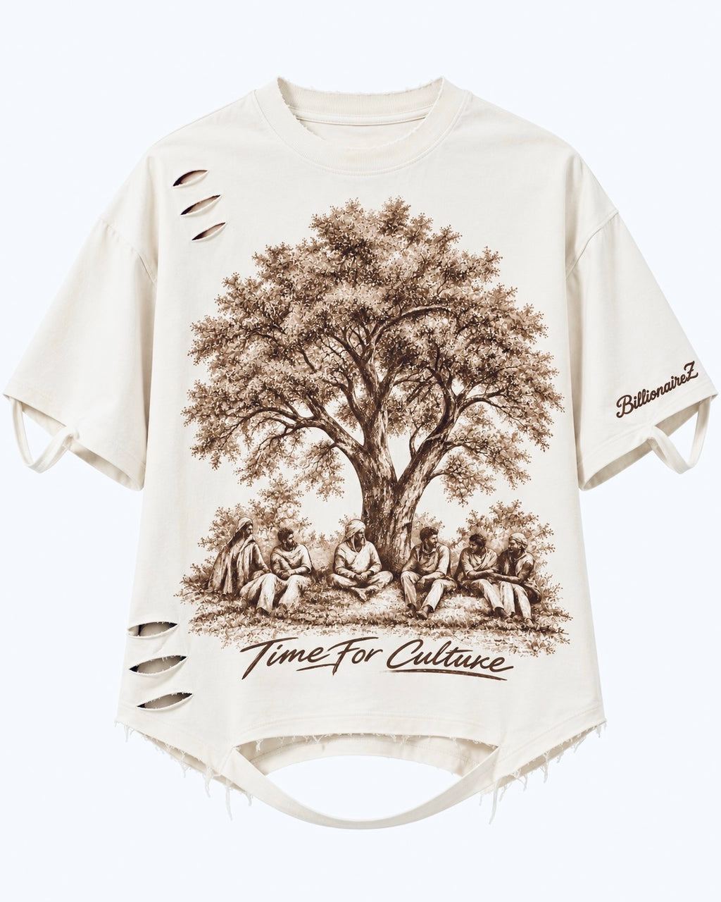 BillionaireZ Roots of Culture Distressed Tee