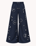 BillionaireZ Orbit Studded Flare Joggers (Navy)