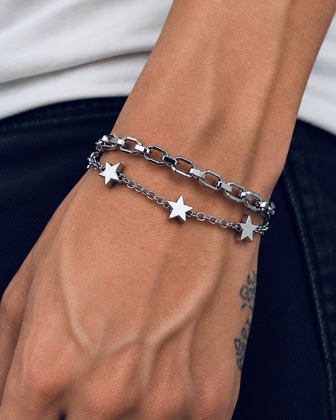 Stellar Link 925 Silver Bracelet