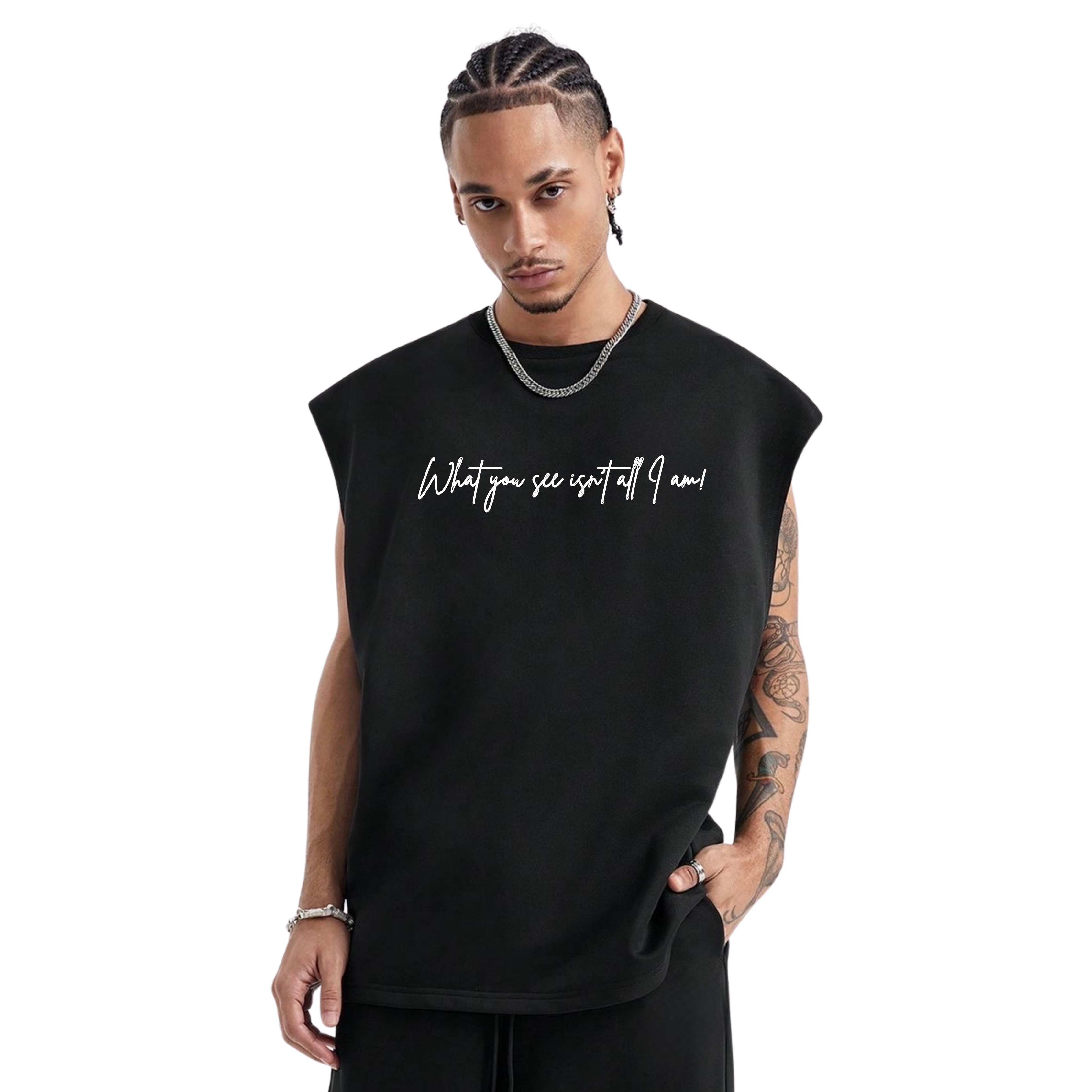 Fearless Oversized Sleeveless Tank