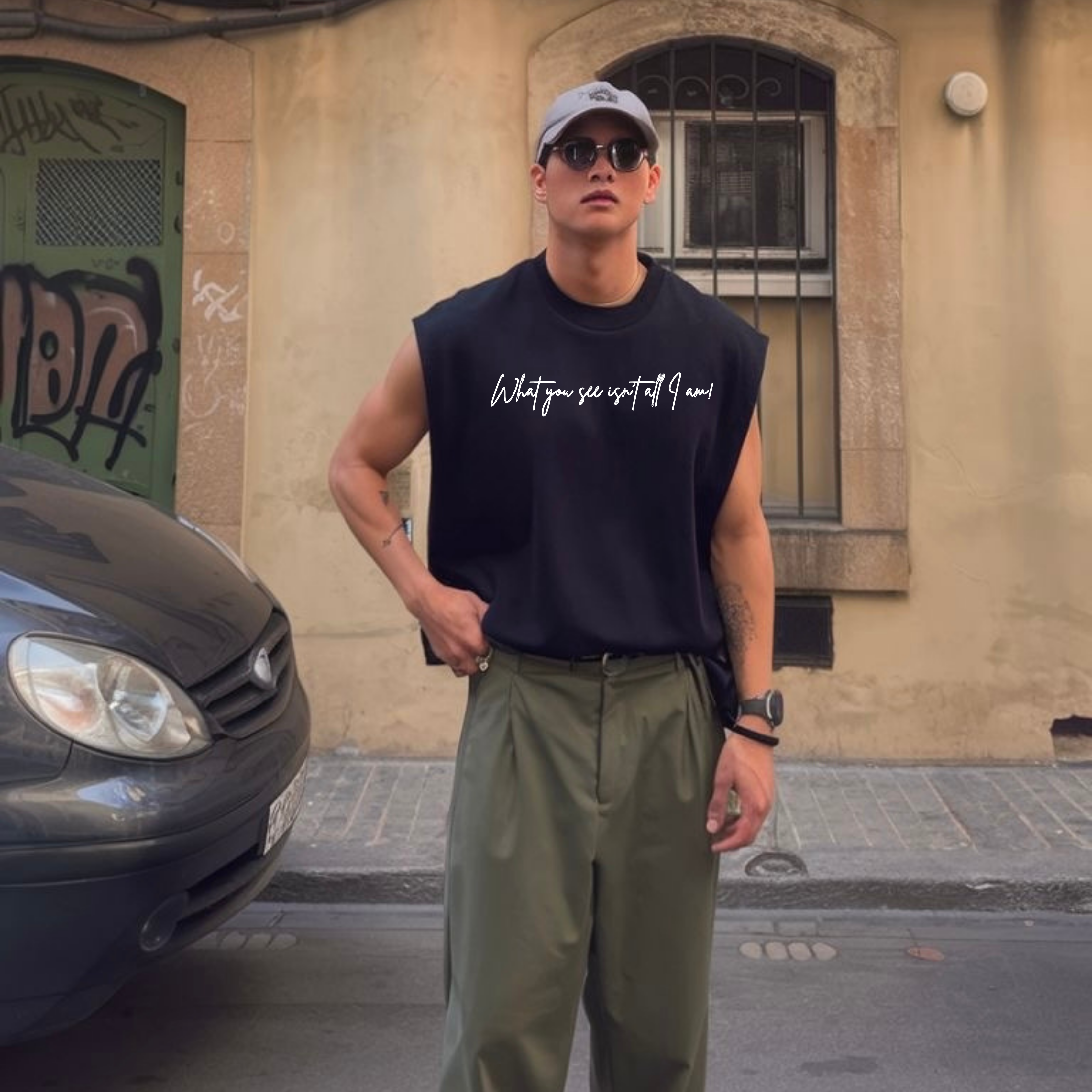 Fearless Oversized Sleeveless Tank