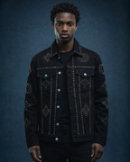 BillionaireZ Authority Studded Jacket