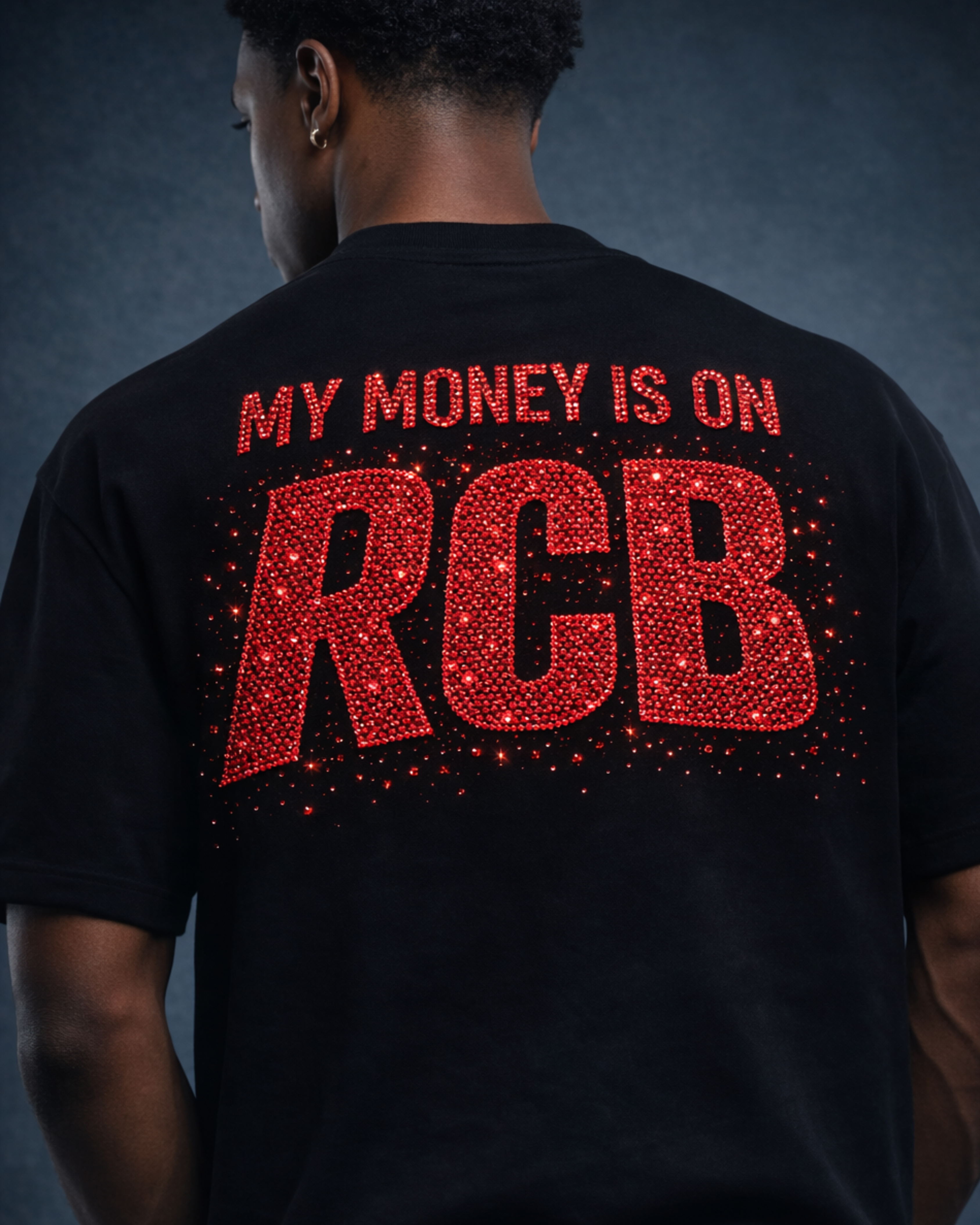BillionaireZ Exclusive “RCB Bet” Rhinestone Tee