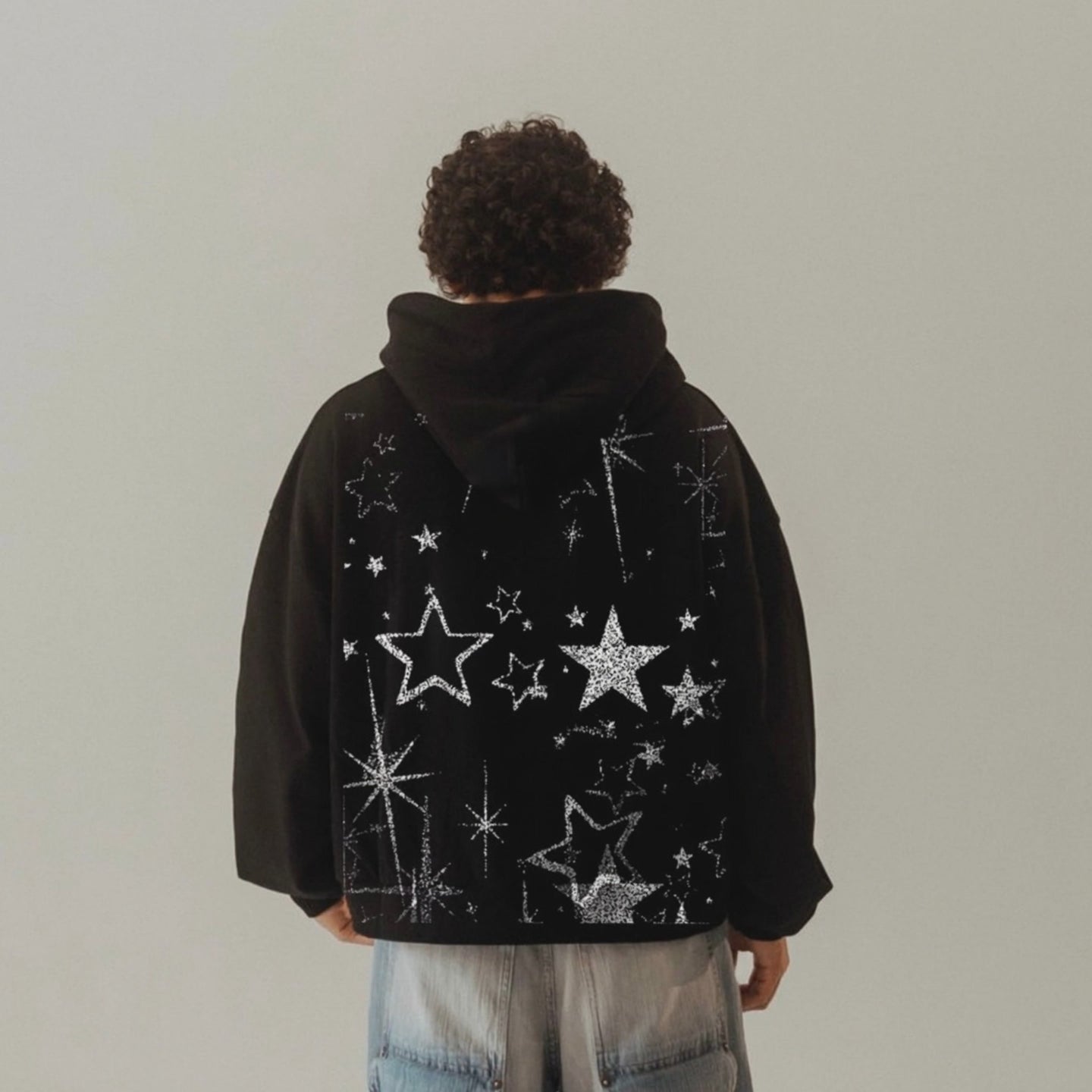 Starlit Wings Rhinestone Hoodie