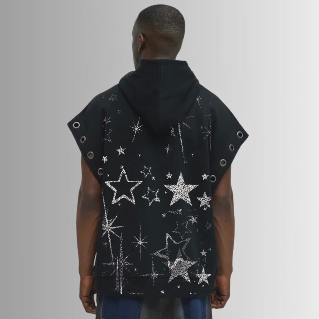 BillionaireZ Celestial Sleeveless Hoodie