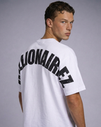 Ivory Form Oversized Tee Back Emblem